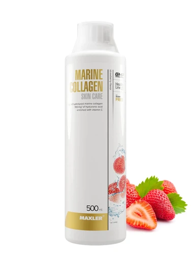 Maxler Marine Collagen 500мл - клубника